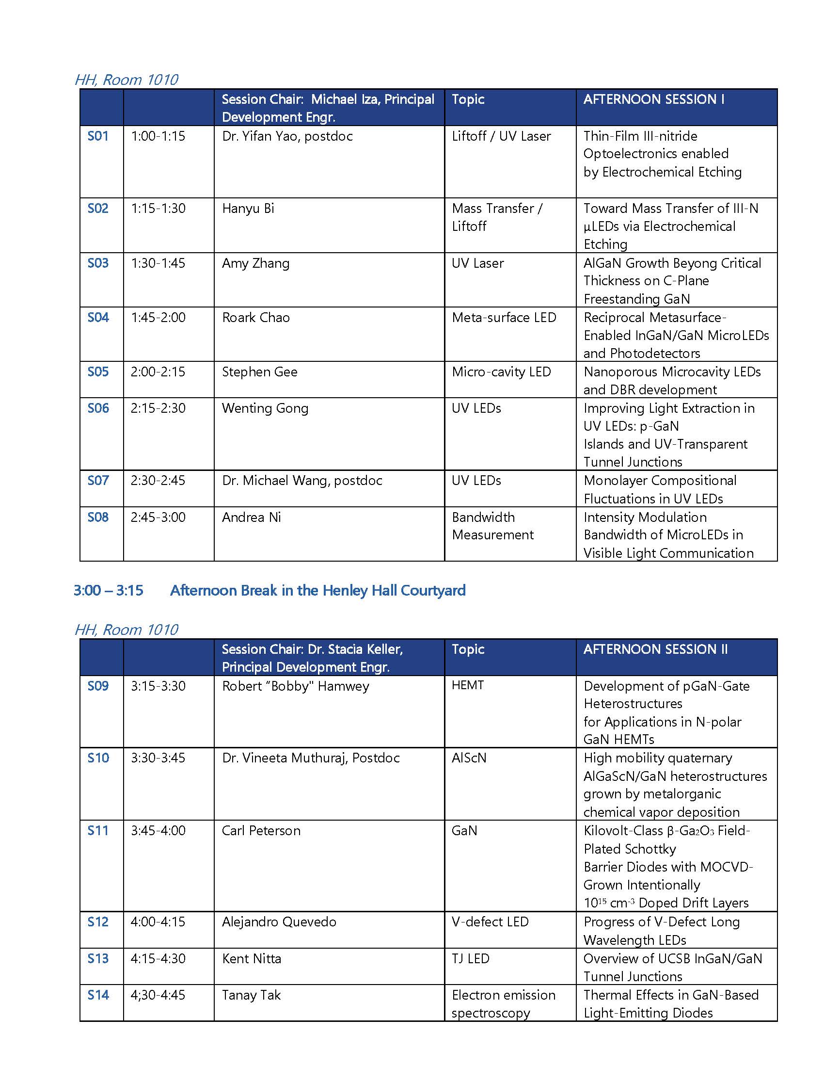 11/6/2025 SSLEEC Conference Agenda, page 2